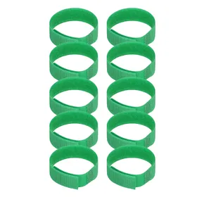 Meilleurs prix pour 10 Pièces Colliers de Coq Anti-Crochet Sans Bruit Bande de Cou pour Coqs pour Empêcher les Poulets de vert
