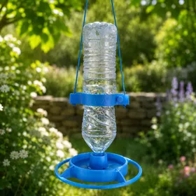 Meilleurs prix pour Abreuvoir CYCLÉA à suspendre pour oiseaux - plusieurs couleurs disponibles - Vert de Gris - 1,5L