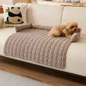 Meilleurs prix pour 1PC Hiver Chaud Tapis Lit Chien Super Doux Peluche Couverture Animale Tapis Coussin pour Petits Chiens Oreiller de Nuque Peluche Nid Chat Voyage & Intérieur Pet bed 75x75CM