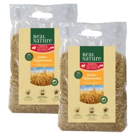Meilleurs prix pour REAL NATURE Paille dorée à brins courts 2x1 kg