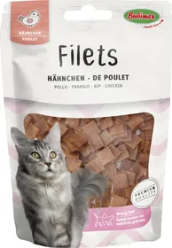 Comparer les prix de BUBIMEX Filets de poulet pour chat - 2 x 50g