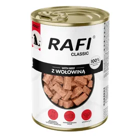 Meilleurs prix pour 6x 1240g Rafi Dog au bœuf, nourriture humide