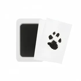 Meilleurs prix pour Kit d'empreintes de patte d'animal sans encre, Kit d'empreintes de patte de chat et de chien, Kit d'empreintes de nez de chat et de chien, Souvenir pour animal de compagnie sans nettoyage, Cadeau souvenir d'empreintes de patte de chien et de chat noir