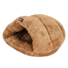 Meilleurs prix pour Lit de Chat et Chien Portable - Tente Maison Semi-Couverte Avec Coussin - Sac de Couchage U