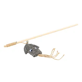 Meilleurs prix pour Canne à pêche pour chat calamar avec herbe à chat Duvoplus Eco