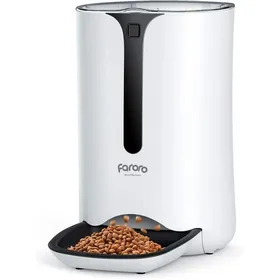 Meilleurs prix pour Faroro 7L Distributeur Croquettes Chat Automatique avec Minuteur et Enregistrement Vocal