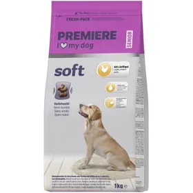Meilleurs prix pour PREMIERE Croquettes pour chien Soft Senior Volaille 1 kg