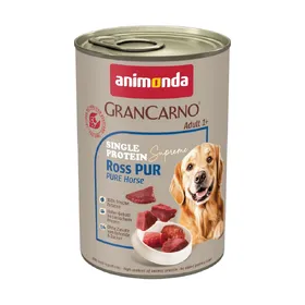 Meilleurs prix pour 24x400g Adult Single Protein Supreme pur cheval Animonda GranCarno - Pâtée pour chien