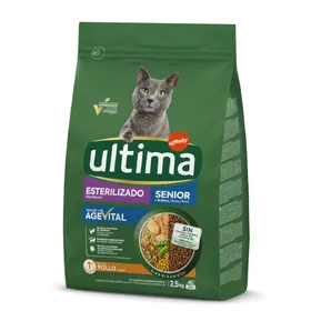 Meilleurs prix pour 2,5kg Ultima Stérilisé, Senior Poulet Croquettes pour chat
