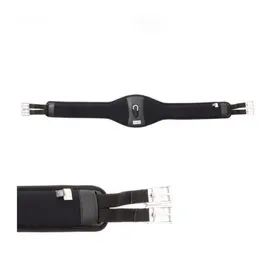 Meilleurs prix pour Sangle bavette déquitation sans élastique Kavalkade Memory Schaum Comfort - black - 120 cm
