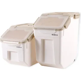 Meilleurs prix pour Conteneur à croquettes hermétique Zolia - 2 tailles disponibles - 15L - 36x24x37cm