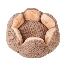 Meilleurs prix pour Panier pour chat en forme de fleur, nid doux pour chat, niche en forme de cactus, coussin confortable et lavable pour chiot, chaton, tapis chaud S