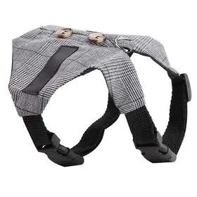 Meilleurs prix pour Corde de traction respirant en lapin doux avec laisse style gentleman (L)