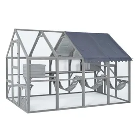 Meilleurs prix pour Grand Catio Équipé Chat 280x188x188cm