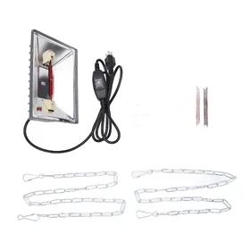 Meilleurs prix pour Chauffage de Poulailler Température Réglable Éleveuse à Poussins Lampe Chauffante Chauffant avec Abat-jour Et black