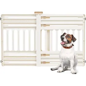 Comparer les prix de Barrière de sécurité - AUTREMENT - Extensible 61–100 cm - Sans perçage - Verrouillage poignée - Blanc