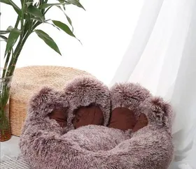 Meilleurs prix pour Canapé-lit pour animaux de compagnie, accessoires chauds pour petits chiens, grand tapis de lit pour animaux de compagnie, chenil lavable en peluche, panier moyen, fournitures pour chiots et chats 65X65X38