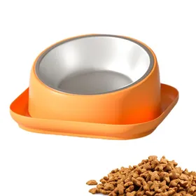 Meilleurs prix pour Gamelles inclinées pour chat gamelle orthopédique pour chat anti-vomissements anti-déversement surélevée