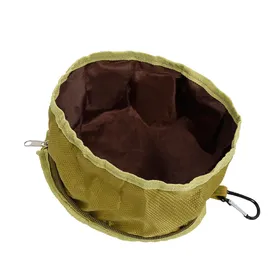 Comparer les prix de Bol de Voyage Pliable pour Chien Étanche Grand Diamètre Léger Pliable Bol à Eau Chien avec Crochet pour Chats Extérieur vert