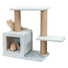 Comparer les prix de Trixie Arbre à chat Elena 83 cm (83 cm, Beige, Gris, Gris clair), Arbre à chat
