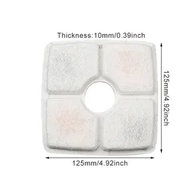 Comparer les prix de Filtres pour fontaine à eau pour chat - Phoesky - 4 pièces - Triple système de filtration