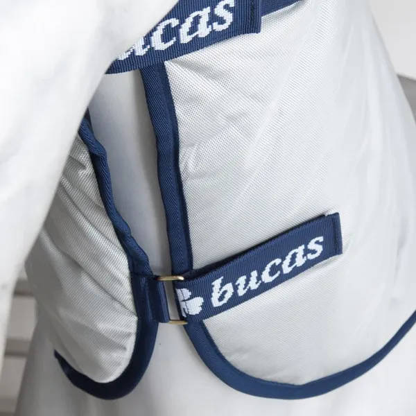 Couverture dextérieur pour cheval Bucas Power Neck - silver - Argenté - 125 cm – photo 3