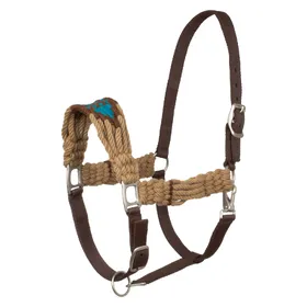 Meilleurs prix pour Licol pour cheval en cuir avec décoradtion en corde Pool's
