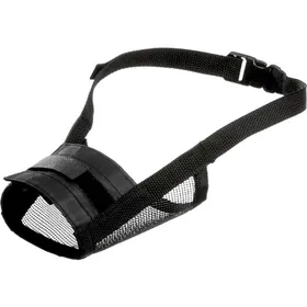 Comparer les prix de Sécurité Chien - Flamingo Muselière nylon Noir - Taille L/XL