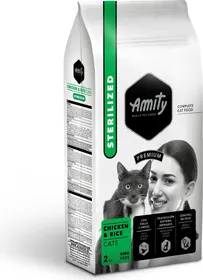 Comparer les prix de AMITY Premium Poulet & Riz pour Chat adulte stérilisé
