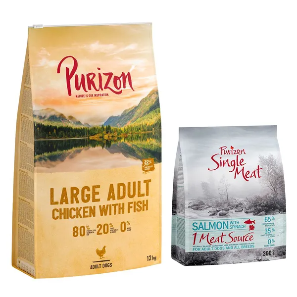 Purizon Large Adult, poulet & poisson - sans céréales - 12 kg – photo 2
