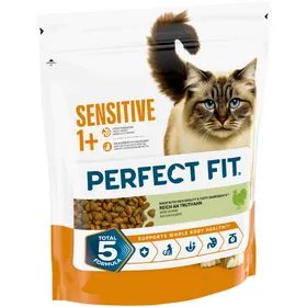 Meilleurs prix pour Perfect Fit Sensitive 1+ Riche en dinde pour chat - 1,4 kg