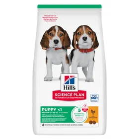 Comparer les prix de Hill's Science Plan Medium nourriture pour chiots, avec DHA issu d’huile de poisson Poulet 18 kg