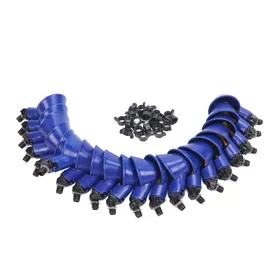 Meilleurs prix pour 20 pièces Tasse à boire pour poulet Automatique Sûre Sans toxique Bol à boire pour volaille pour poule Oiseau Bleu L(for 6.5-9kg) bleu