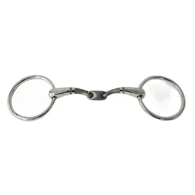Meilleurs prix pour Mors simple pour cheval avec anneau de bouche double courbure Sefton