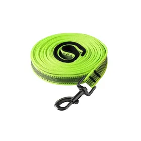 Meilleurs prix pour 1.2/3/5/10/15M Laisse pour Chien Longue Réfléchissante Pour Chiens Petits Moyens Grands Non Glissante Corde de Dressage pour Animaux Accessoires (Green,5m)