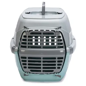 Comparer les prix de Cage de transport Karlie Eco Tourist, aqua - L 56 x l 36 x H 36 cm