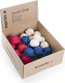 Meilleurs prix pour Balle en rotin tricolore - coloris aléatoire - X1 - coloris aléatoire
