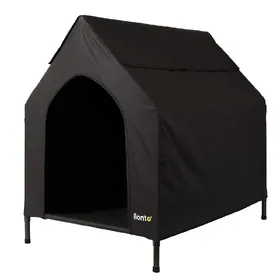 Comparer les prix de Lit d'extérieur pour Chien avec Toit, 110x75x105 cm, Tissu Oxford déperlant et résistant au