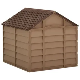 Comparer les prix de Zerodis Niche pour chiens Marron 71x715x68 cm PP RE388