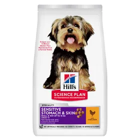 Comparer les prix de Hill´s Adult Sensitive Stomach & Skin Small & Mini Poulet pour chien 3 kg