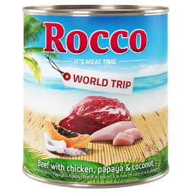 Comparer les prix de Tour du monde, Jamaïque, poulet, noix de coco & papaye Rocco - Nourriture pour chien