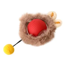 Comparer les prix de Jouets interactifs intelligents pour chats, balle roulant rapidement dans une pochette, jouet pour chaton à cache-cache, jouet interactif activé par le mouvement pour chat d'intérieur brown