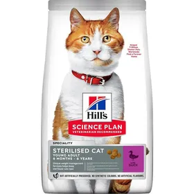 Comparer les prix de HILL'S-Hill's Croquettes Chat Adulte Stérilisé Canard - 7 kg
