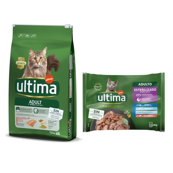 Ultima Stérilisé sélection aux poissons - Pâtée pour chat – photo 3