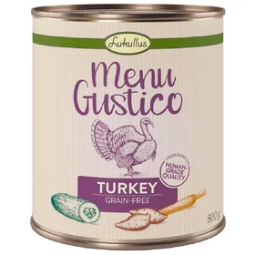 Comparer les prix de Lukullus Menu Gustico dinde, patates douces, courgettes & carottes - 6 x 800 g
