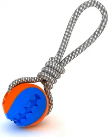 Meilleurs prix pour Balle en TPR avec corde de traction pour chien - 2 tailles disponibles - 29cm