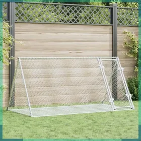 Meilleurs prix pour Clapier argenté 200x105x91 cm acier galvanisé-FHE3281530