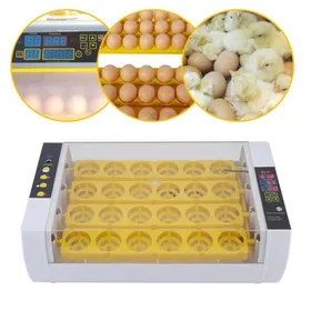 Meilleurs prix pour incubateur Machine complètement automatique dincubateur de volaille de 24 oeufs avec le tourneur doeufs