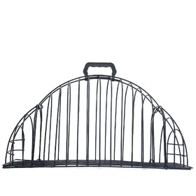 Meilleurs prix pour Cage de Douche pour Chat Multipurpose Résistante aux Rayures Métal Chaton Lavage Bain Cage pour Chats Chatons S S gray