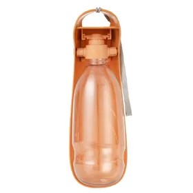 Comparer les prix de Bouteille d'eau portable pour chien, tasse à boire pour chiots de petite, moyenne et grande taille, bol pliable pour voyage en plein air, Chihuahua, Corgi, fournitures pour animaux de compagnie 550ml orange